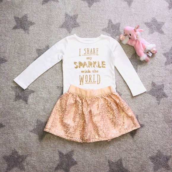 Carter's Other - HP!🎉Carter’s long sleeve shirt and skirt🌟2T